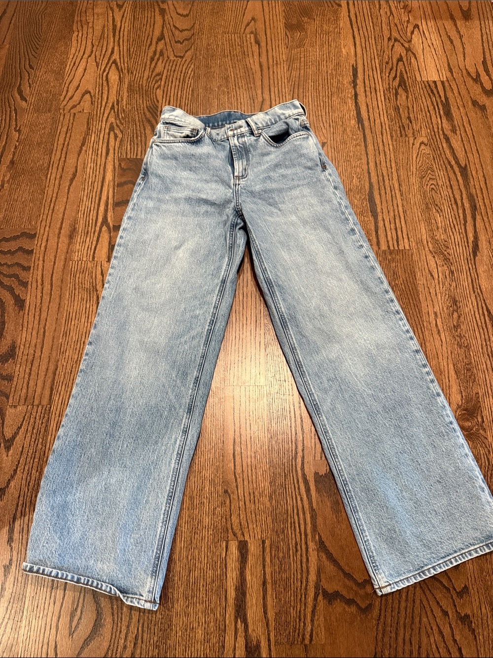 Vuori Light Blue Wide-Leg Jeans